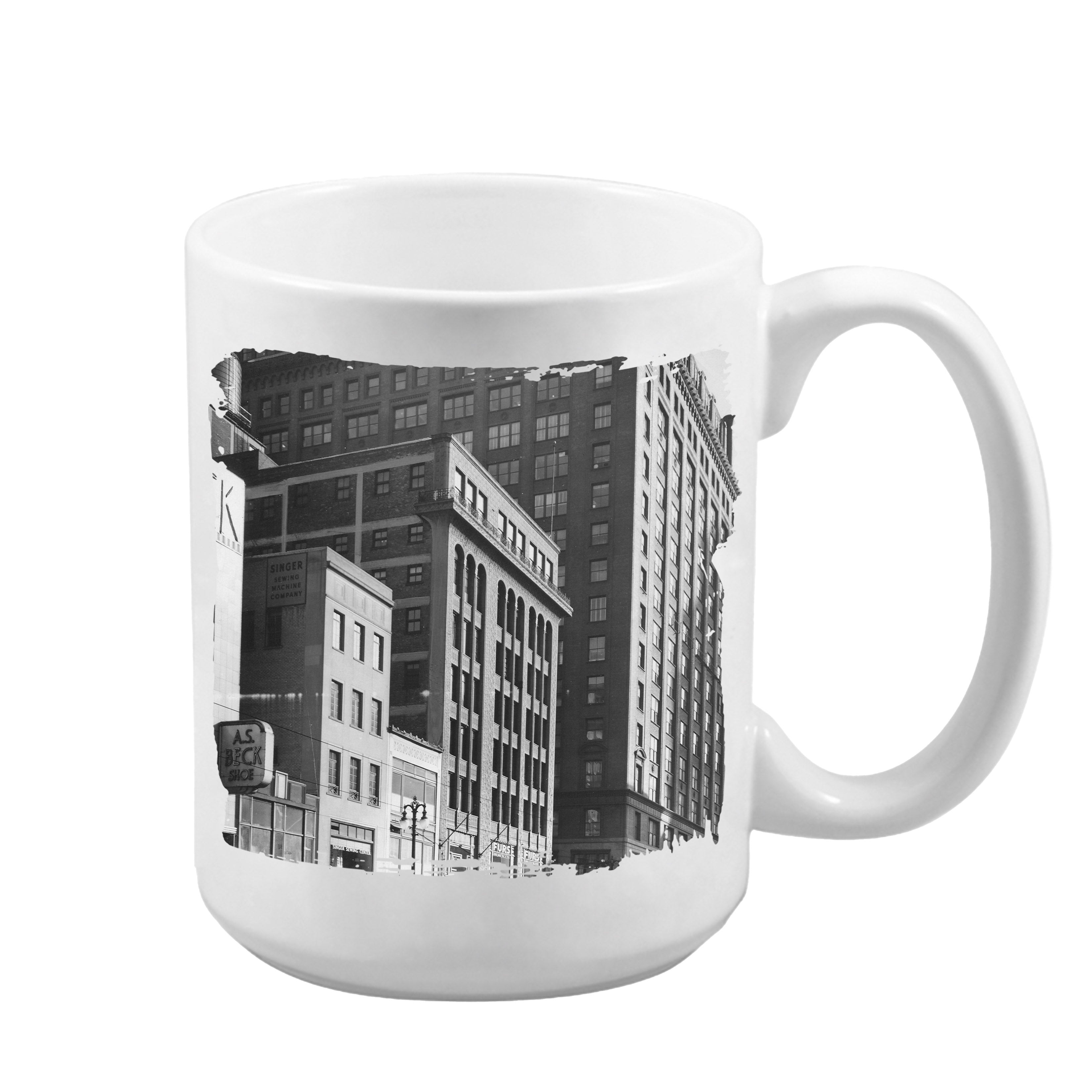 MUG 15oz - JL HUDSON'S DEPARTMENT STORE 1965 – Detroit News Photography