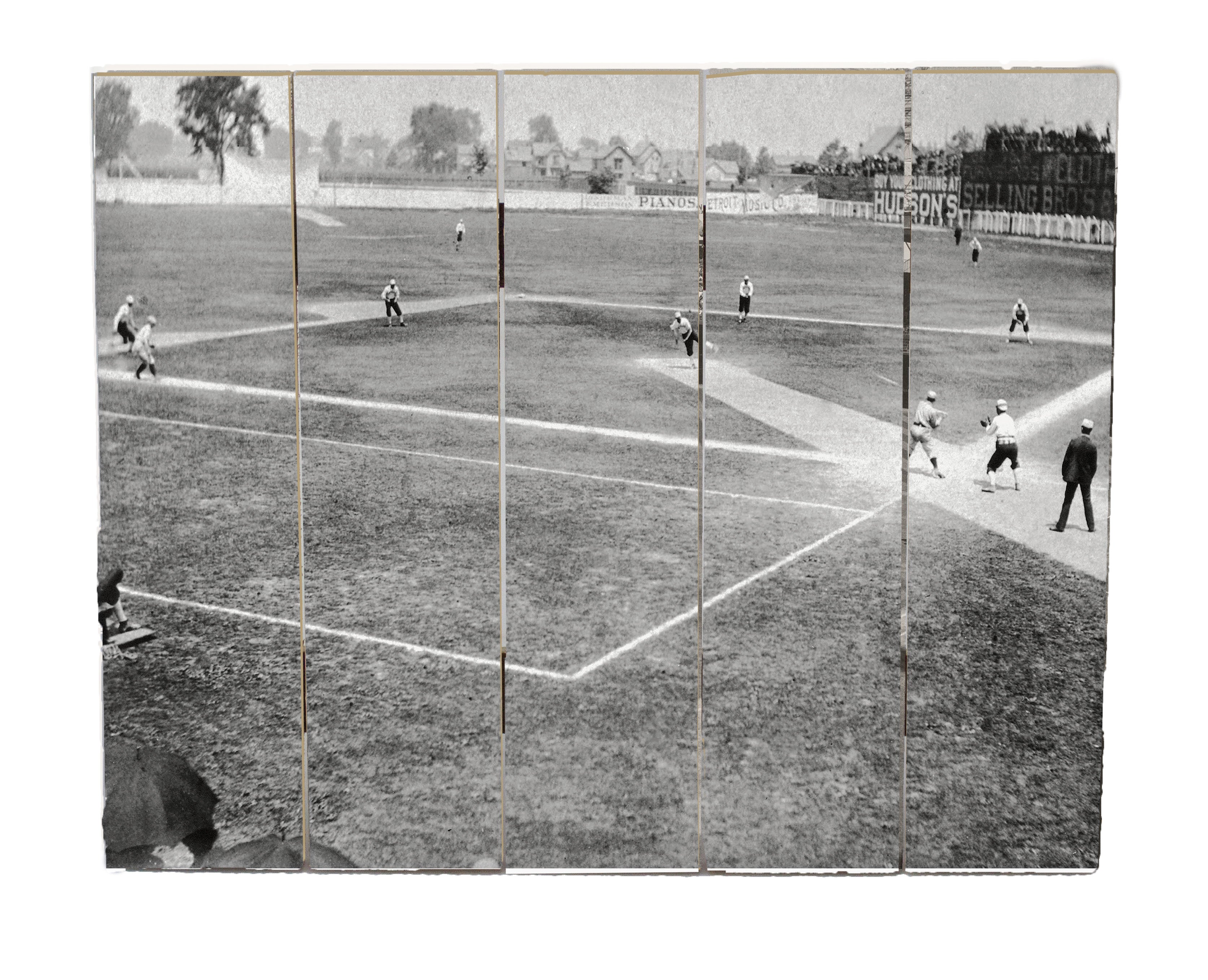 PALLET WOOD - DETROIT NAVIN FIELD 1887 – Detroit News Photography