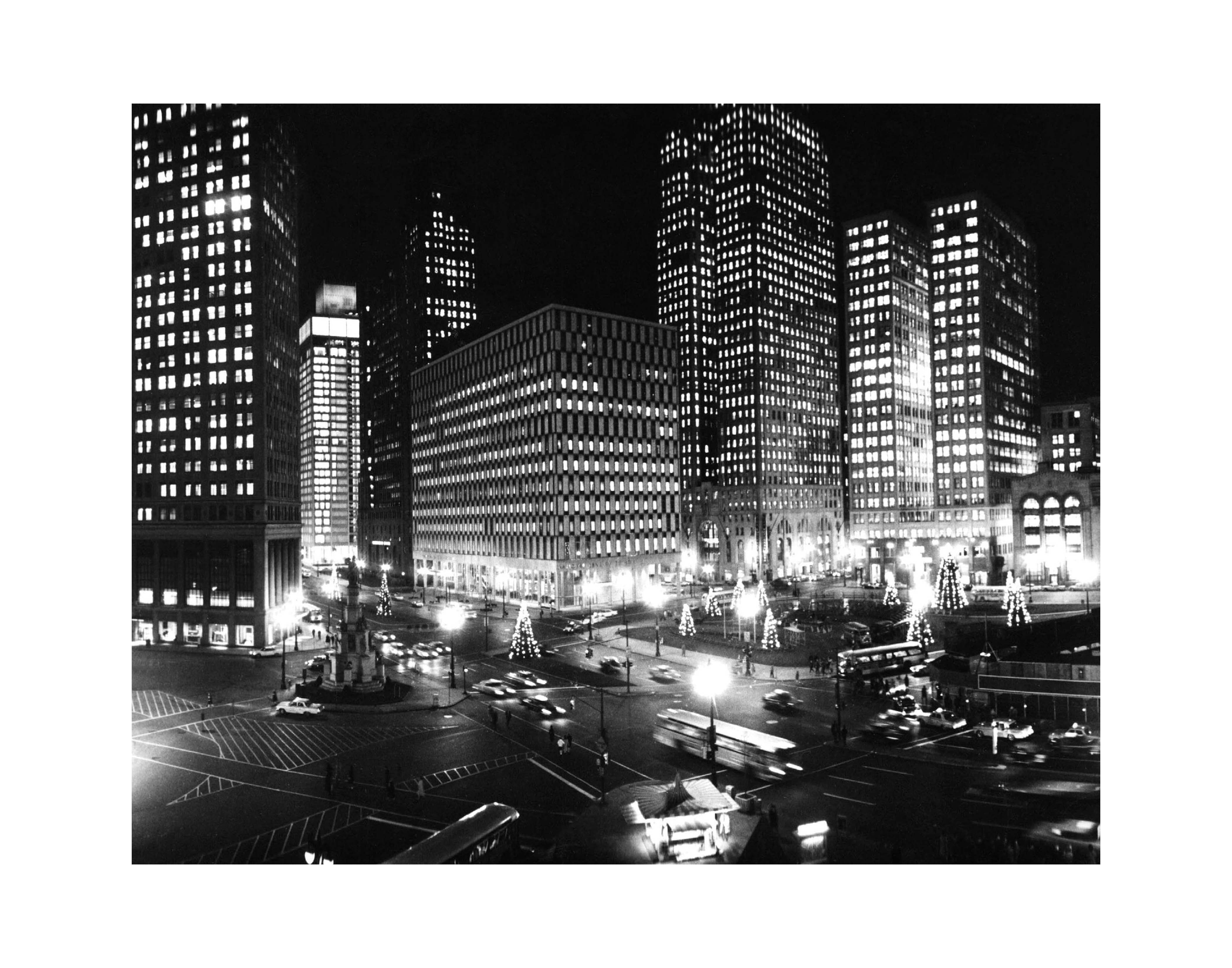 PHOTO PRINTS - CADILLAC SQUARE CIRCA 1964 – Detroit News Photography