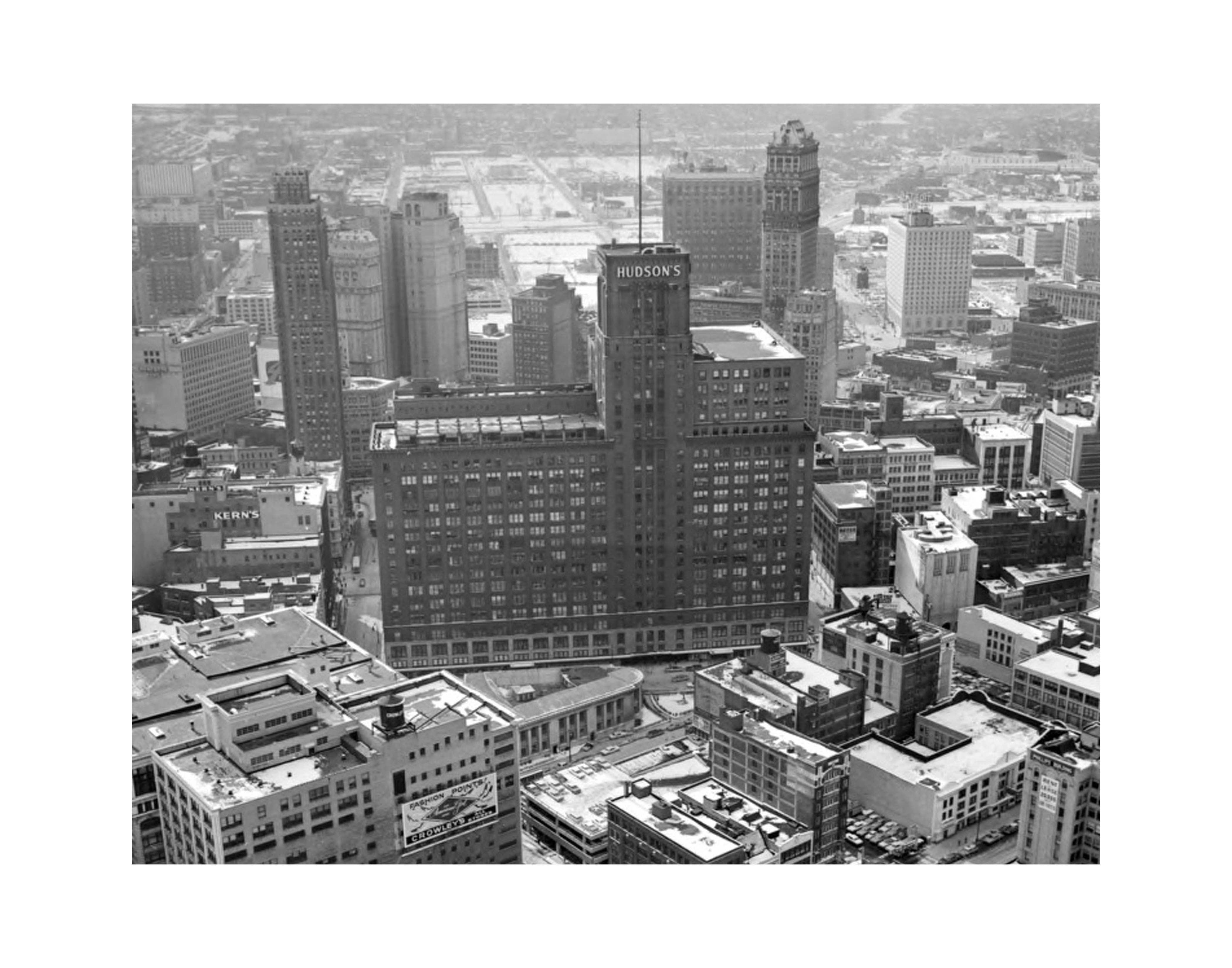 PHOTO PRINTS - DETROIT JL HUDSON DEPT. BUILDING – Detroit News Photography