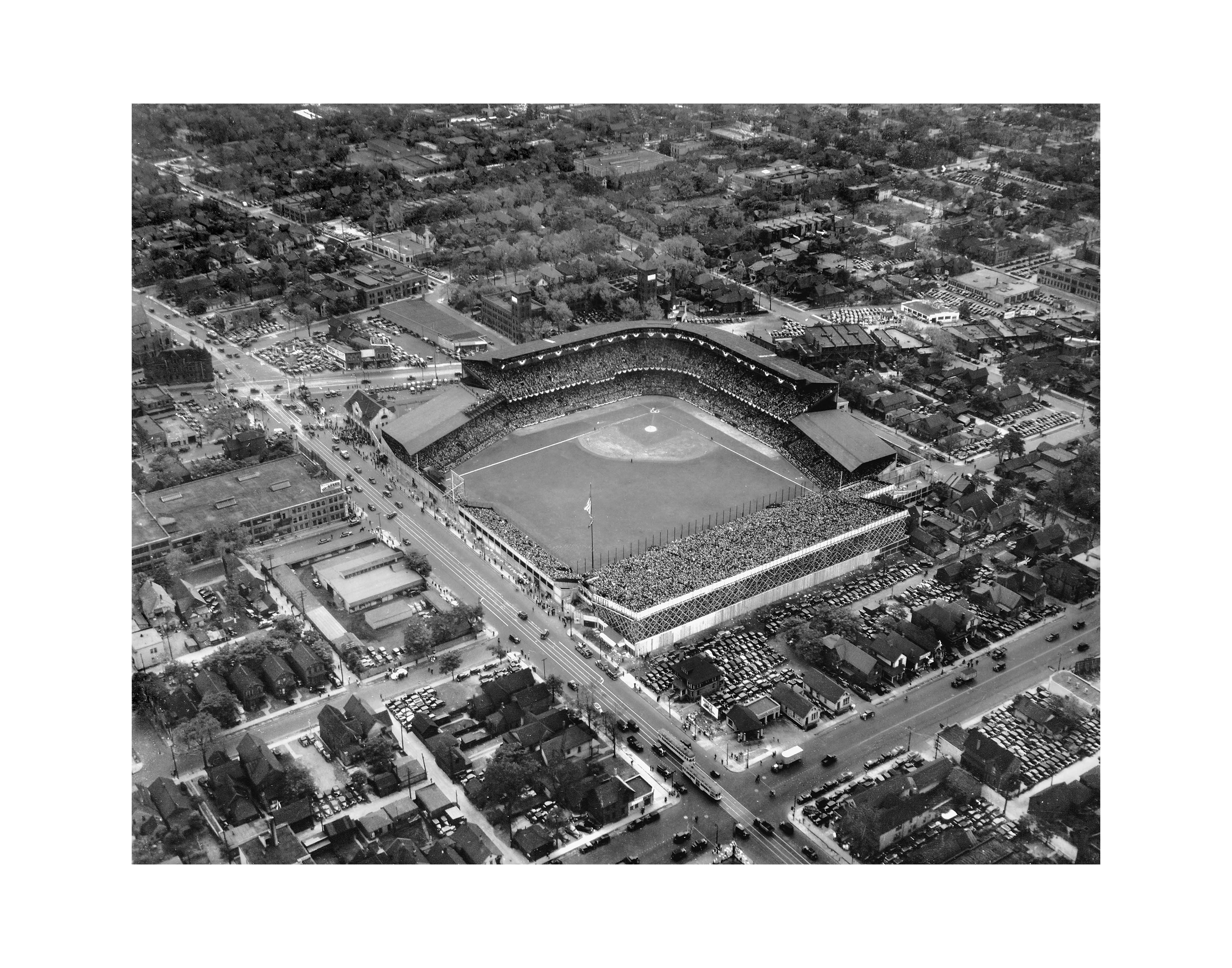 Photo Prints - NAVIN FIELD WORD SERIES 1935 – Detroit News Photography